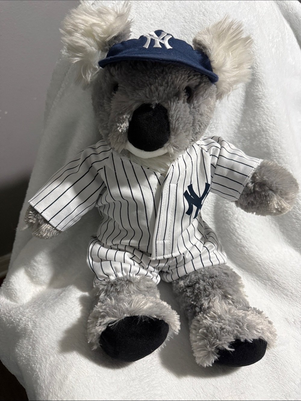 Build-A-Bear New York Yankees Koala in Navy & Gray Fur